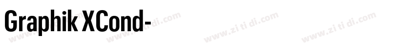 Graphik XCond字体转换